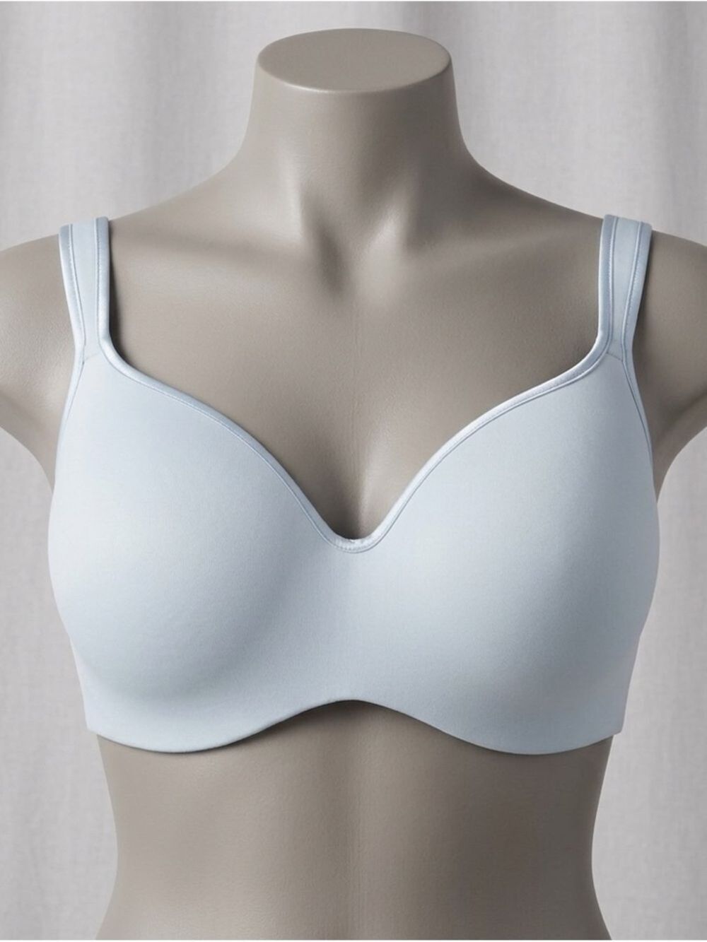 Cacique White Cotton Blend Lightly Lined Underwire T-Shirt Bra Plus Size 40DDD